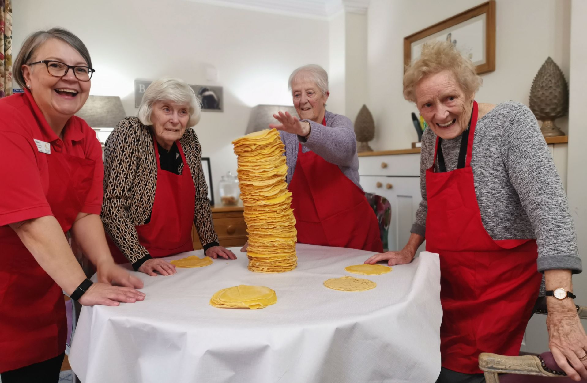 Flippin’ marvellous as one of our New Forest care home cooks up Pancake